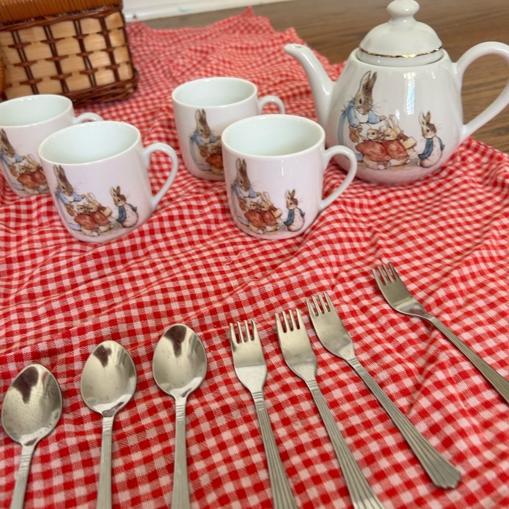 Peter Rabbit Picnic Set ByThe World Of Beatrix Portter - complete - Picture 13 of 15